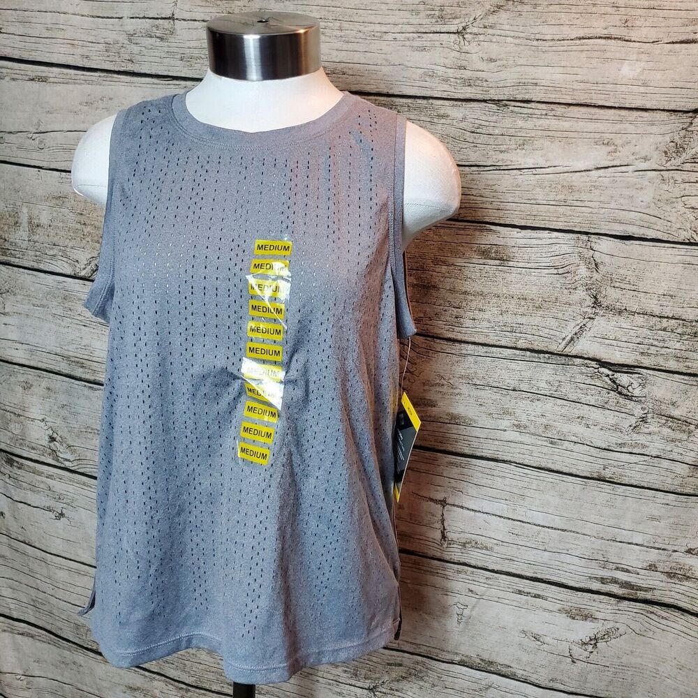Member Mark everyday Perforated Tank top Gray women Medium